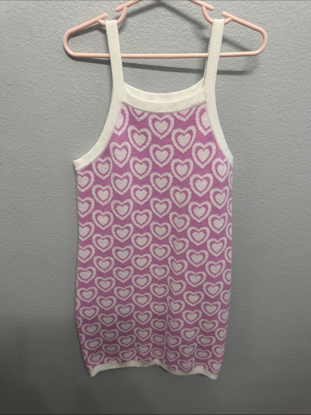 Kids Pink Heart Tank Dress - Brand